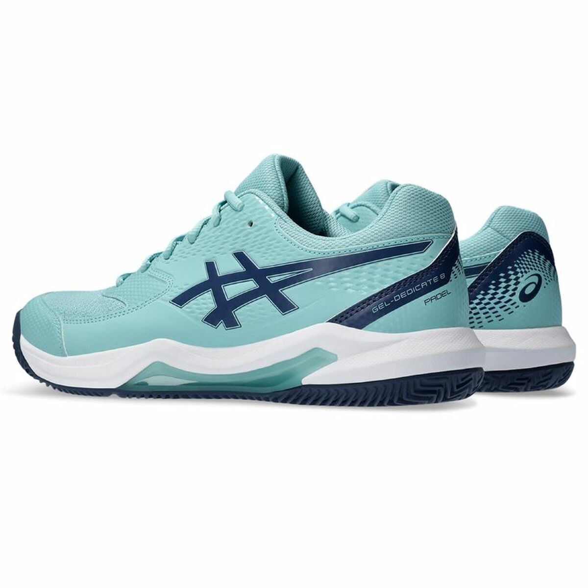 Padel-Sportschuhe für Erwachsene Asics Gel-Dedicate 8 türkis Hellblau