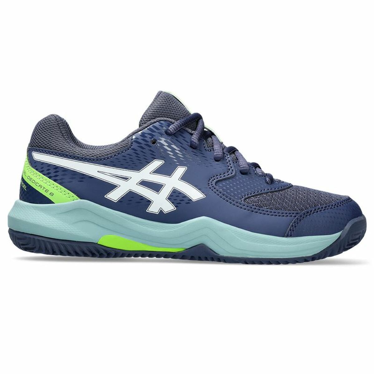 Chaussures de Padel pour Adultes Asics Gel-Dedicate 8 Bleu foncé