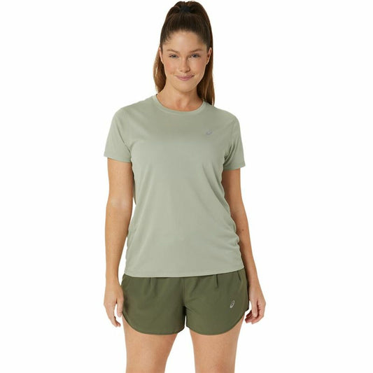 Damen Kurzarm-T-Shirt Asics Core Olive
