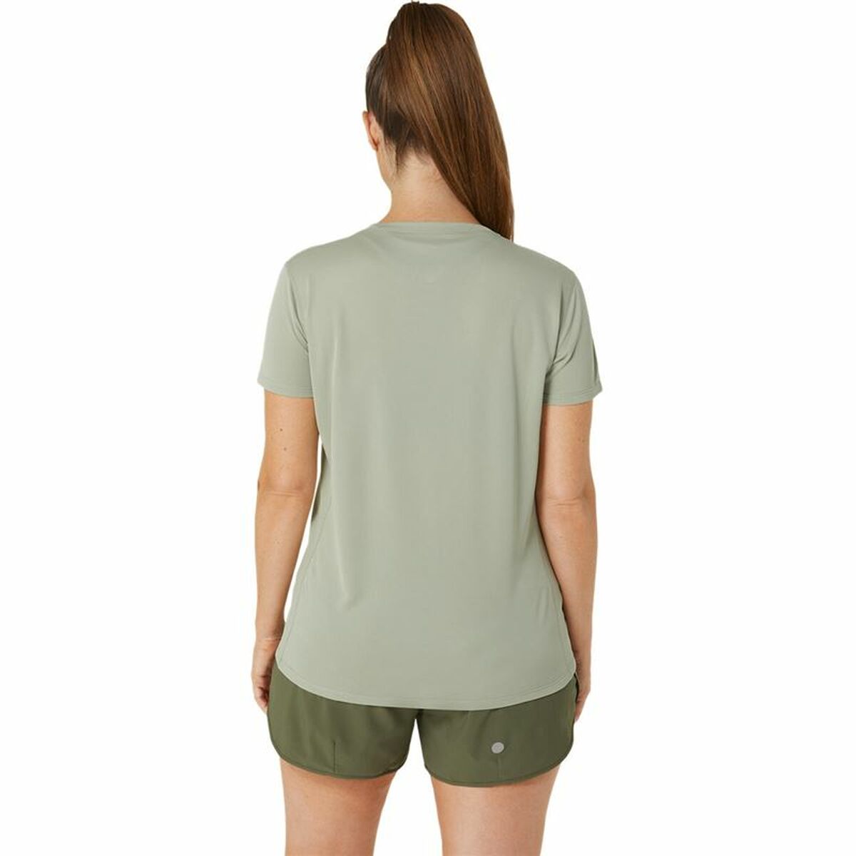 Women’s Short Sleeve T-Shirt Asics Core Olive