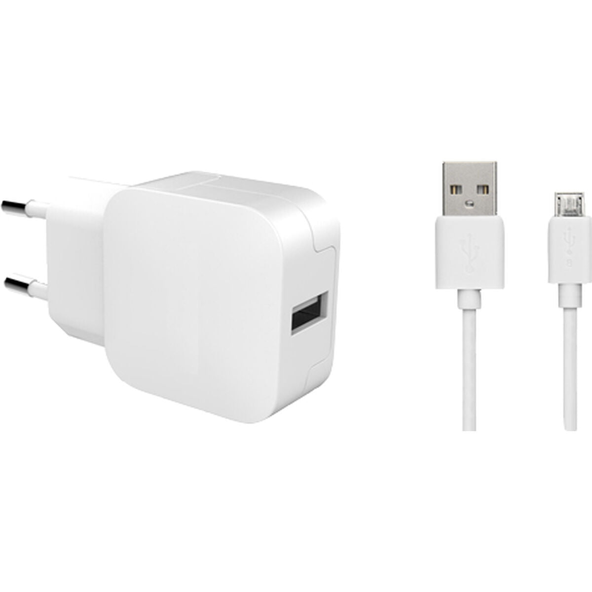 Wall Charger BigBen Connected CSCBLMIC2.1AW White (1 Unit)