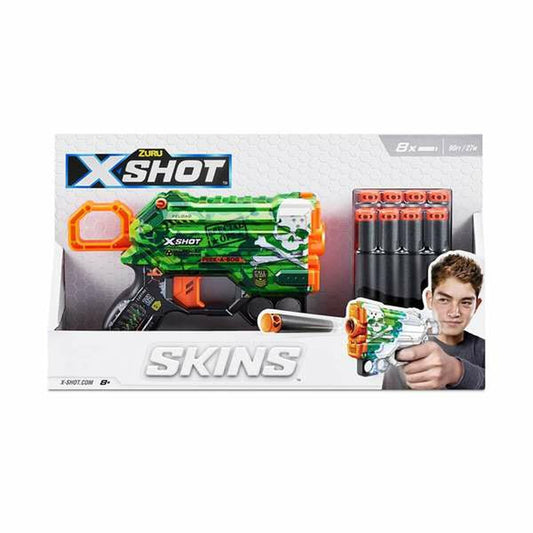 Pistolet à Fléchettes X-Shot Skins Menace 15 x 9 x 3 cm