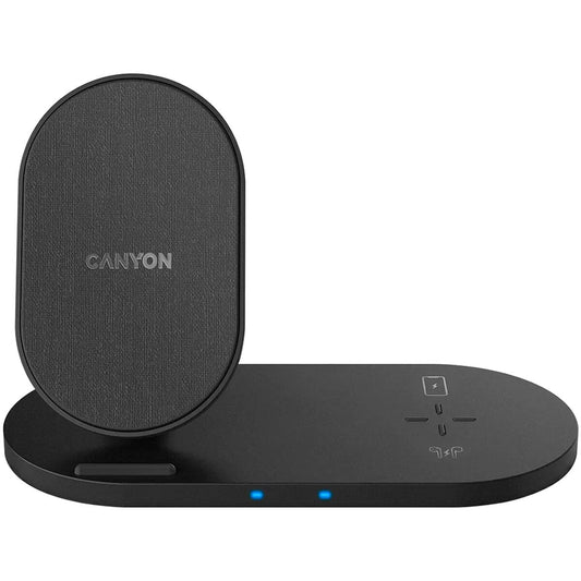 Wireless Qi Charger with USB Ports Canyon CNS-WCS202 Black