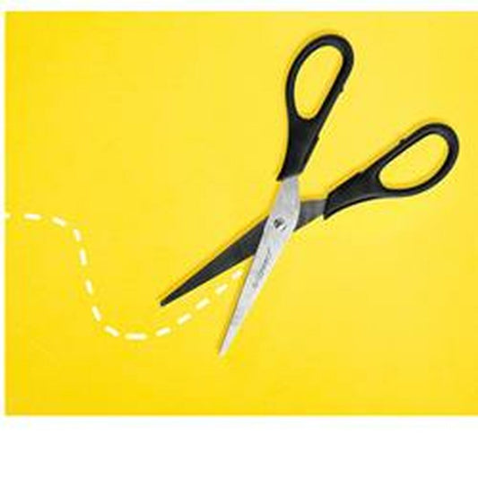 Scissors Q-Connect KF01227 Yellow Stainless steel Plastic