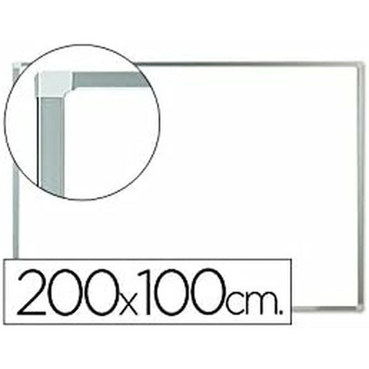 Tableau magnétique Q-Connect KF03580 Blanc Aluminium 200 x 100 cm