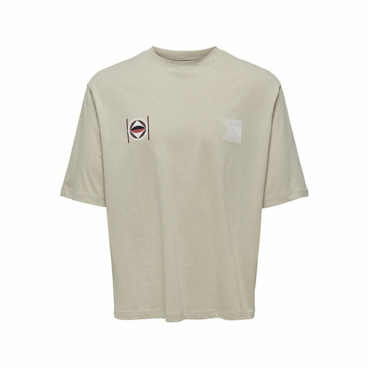 Herren Kurzarm-T-Shirt Only & Sons Onslenny Ovz Element  Grau