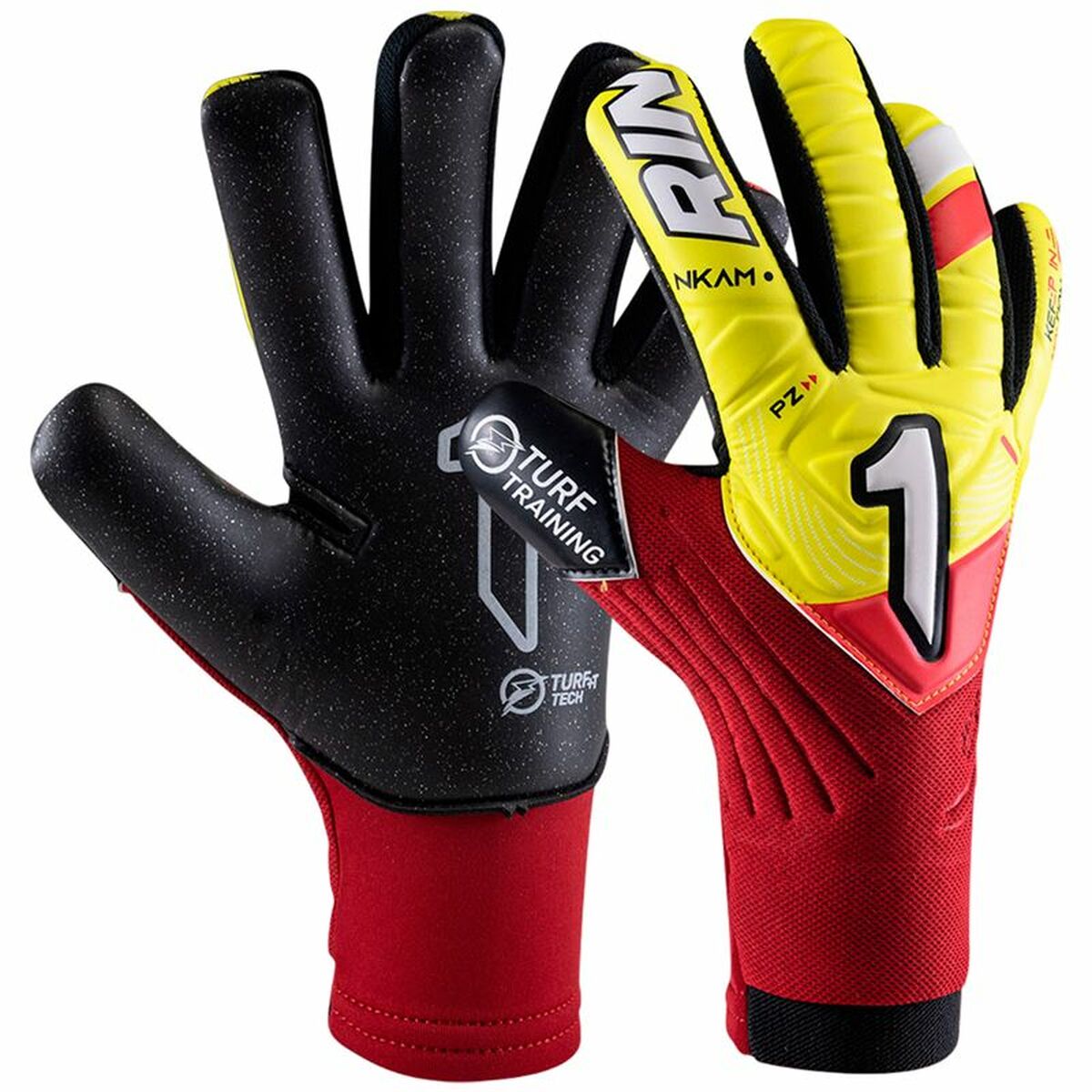 Goalkeeper Gloves Rinat Nkam Training Red Adults-12