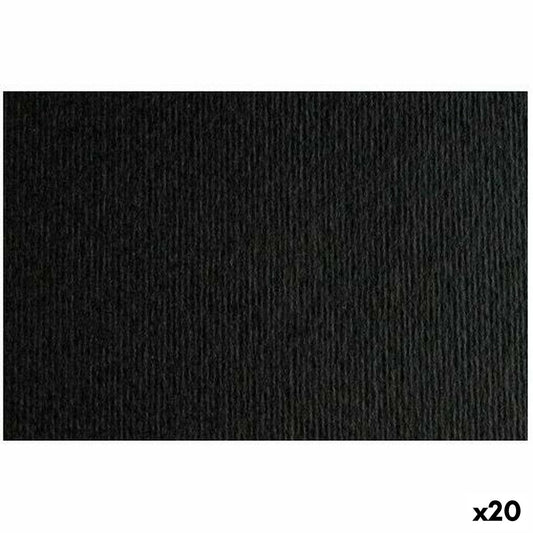 Cards Sadipal LR 200 Texturised Black 50 x 70 cm (20 Units)