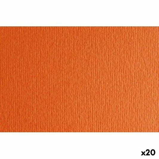 Papier carton Sadipal LR 220 Orange Texturisée 50 x 70 cm (20 Unités)