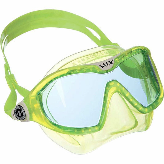 Taucherbrille Aqua Lung Sport Sphere Für Kinder Zitronengrün
