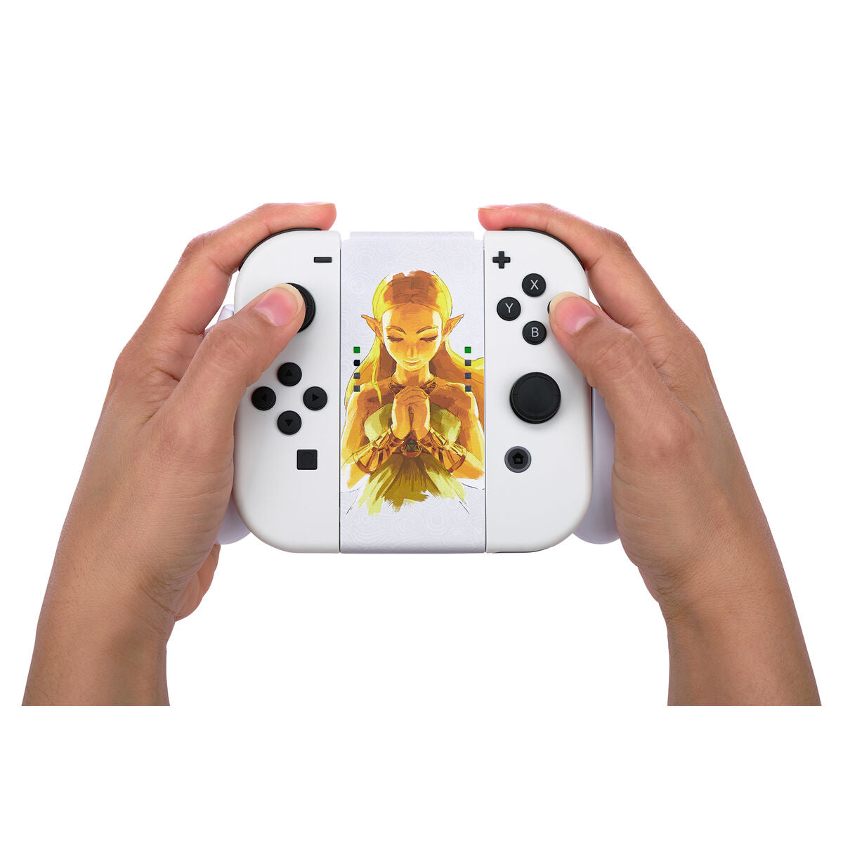 Contrôle des jeux Powera NSAC0059-01 Nintendo Switch Blanc/Or