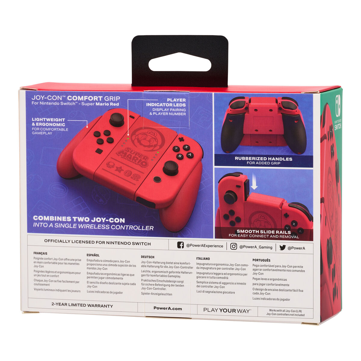 Gaming Controller Powera NSAC0058-02 Rot Nintendo Switch