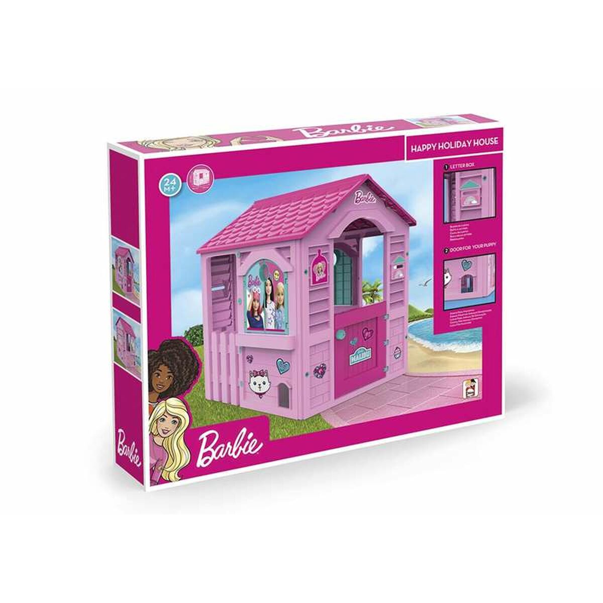 Kinderspielhaus Barbie 84 x 103 x 104 cm Rosa
