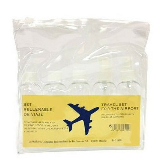 Travel Set Walkiria Plastic Transparent (5 pcs)