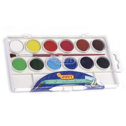 Watercolour paint set Jovi 800/12 12 colours Case