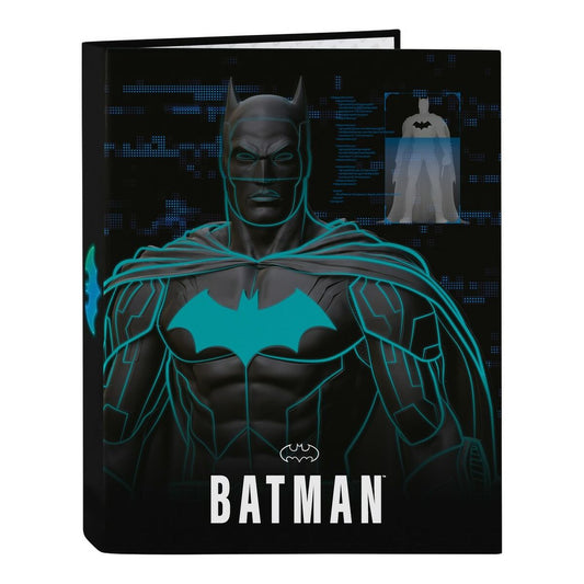 Ring binder Batman Bat-Tech Black A4 (26.5 x 33 x 4 cm)
