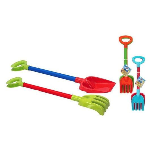 Shovel and Rake Set Colorbaby (39 cm)