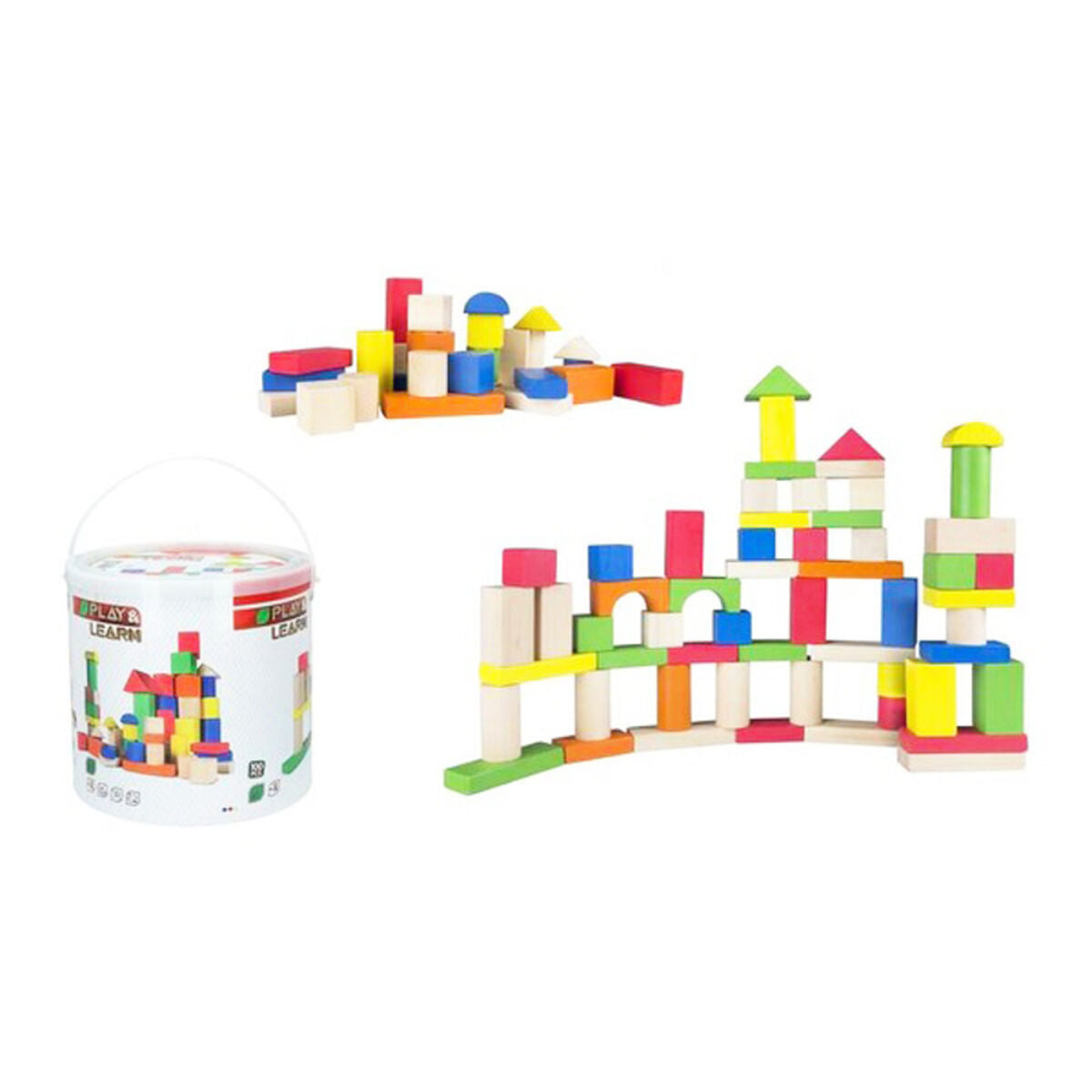 Building Blocks Game Woomax 100 pcs 100 Pieces