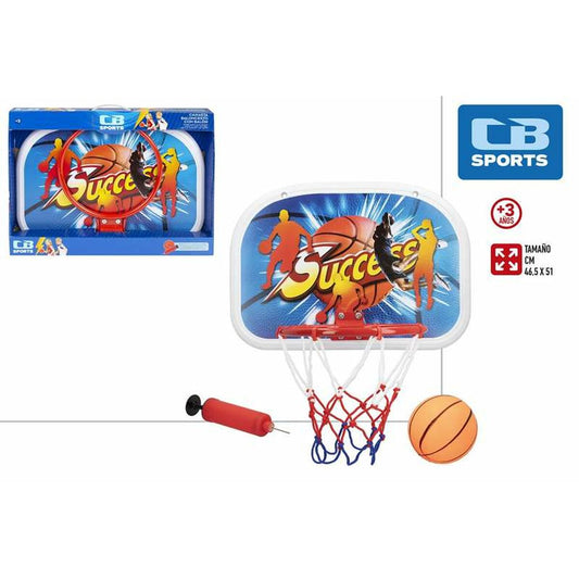 Basketball Basket Colorbaby Plastic (3 Units)