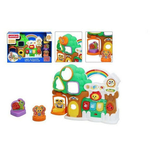 Interaktives Spielzeug WinFun Sorter Treehouse Winfun 32 x 24,5 x 7 cm