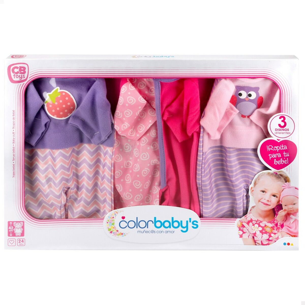 Poupée Bébé Colorbaby 42 cm