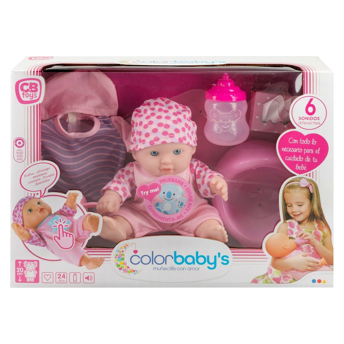 Baby Doll Colorbaby 20cm