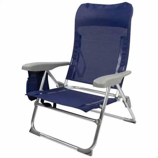 Beach Chair Colorbaby Madeira Foldable Navy Blue 46 x 58 x 87 cm