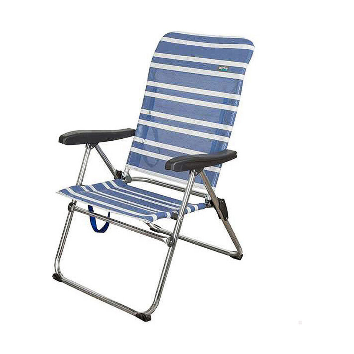 Chaise de Plage Color Baby 61 x 63 x  93 cm Blanc Blue marine