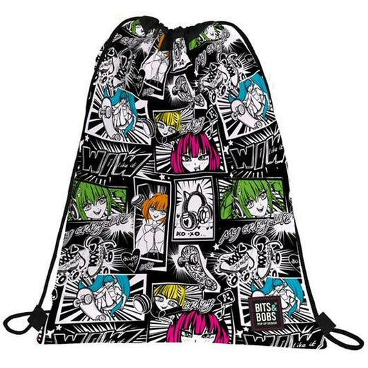 Backpack with Strings Yuku Multicolour