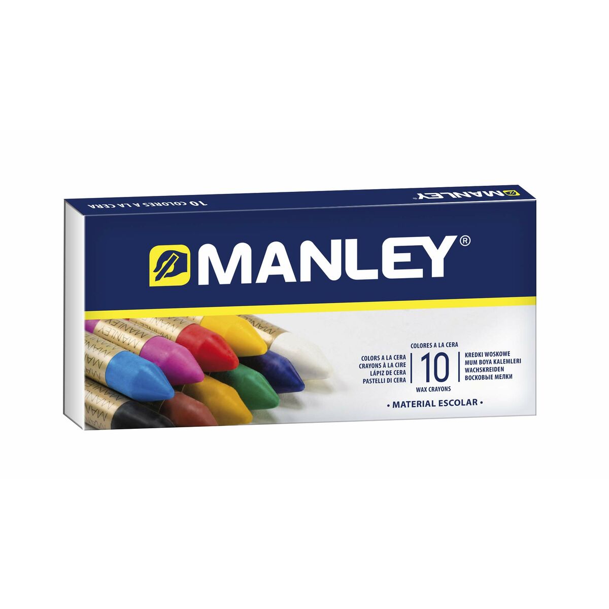 Crayons gras de couleur Manley MNC00033/110
