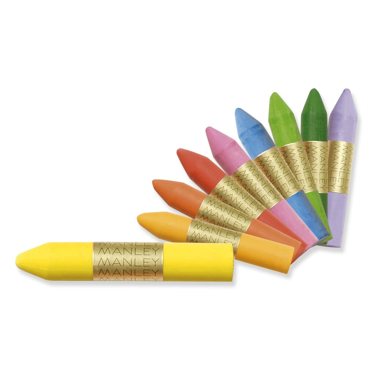 Crayons gras de couleur Manley MNC00055/115 Multicouleur