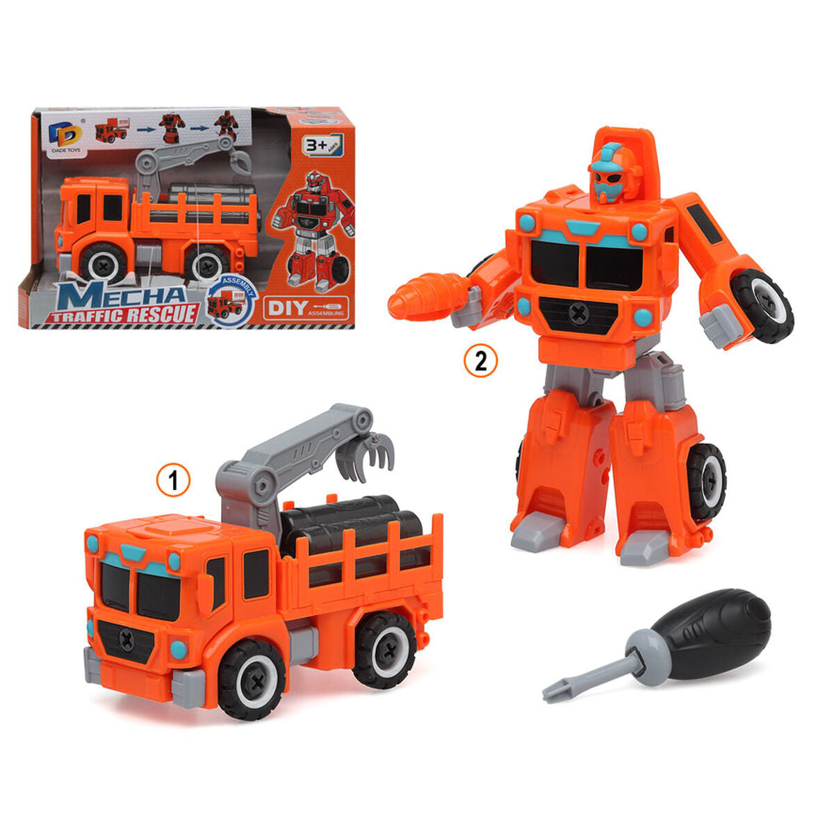 Transformable Super Robot Orange