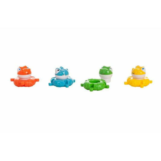 Set of Bath Toys Multicolour 4 Pieces Dinosaurs