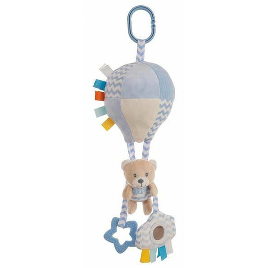 Rattle Cuddly Toy Activity Blue Bear Balloon 40 cm