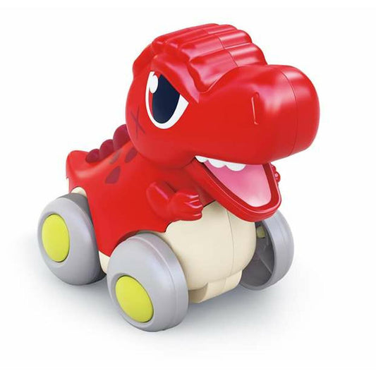 Auto mit Schwungrad-Antrieb 13 x 12 x 13 cm Dinosaurier Rot