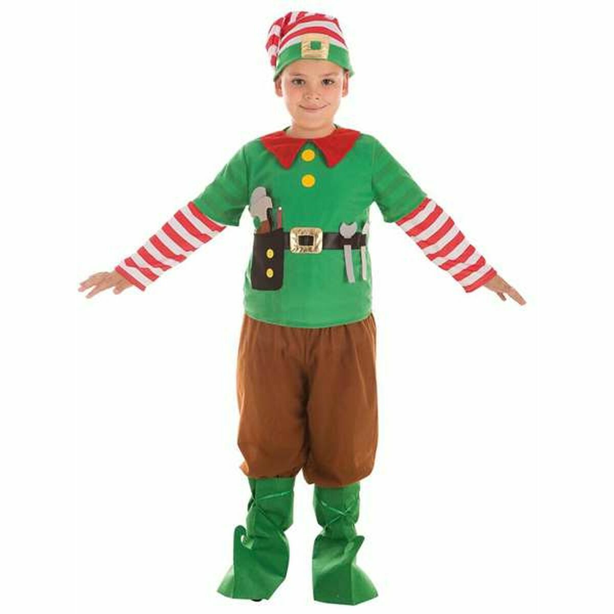 Costume for Children Green Elf-0