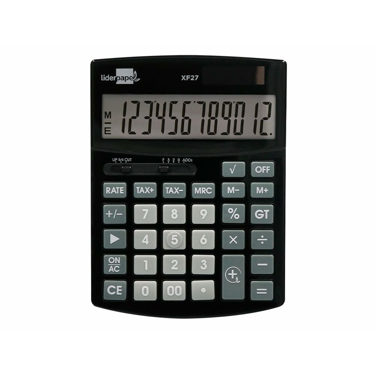 Calculatrice Liderpapel XF27 Noir Plastique