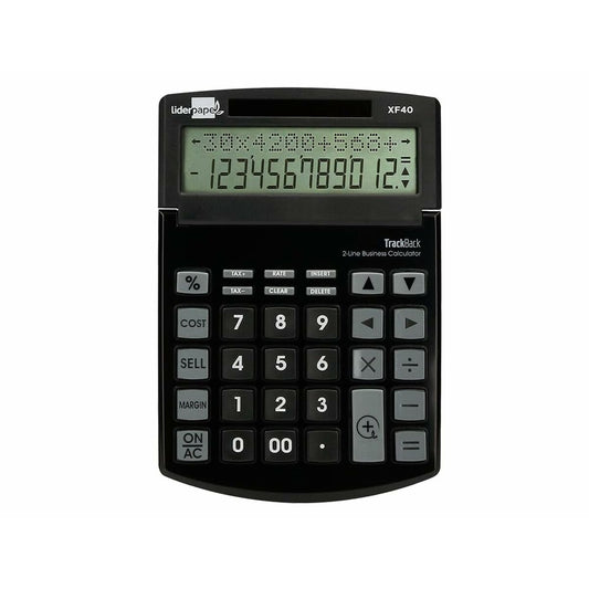 Calculatrice Liderpapel XF40 Noir