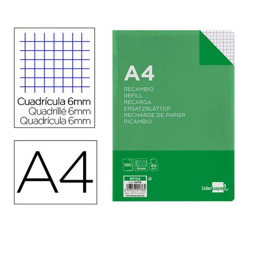 Replacement Liderpapel RF04 White A4 100 Sheets