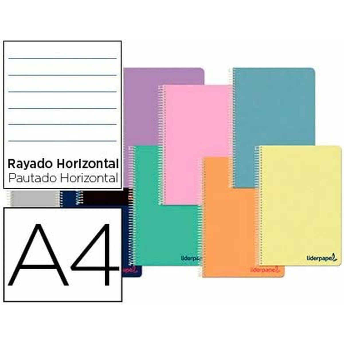 Notebook Liderpapel BF28 A4 80 Sheets
