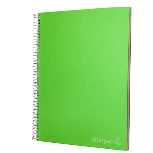 Notebook Liderpapel BA96 Green A4 140 Sheets