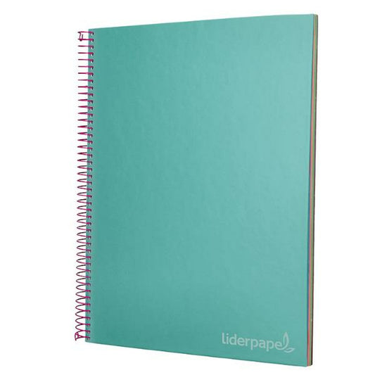 Cahier Liderpapel BA97 Turquoise A4 140 Volets