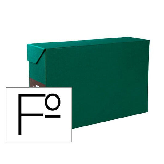 File Box Liderpapel TR01 Green A4 (1 Unit)
