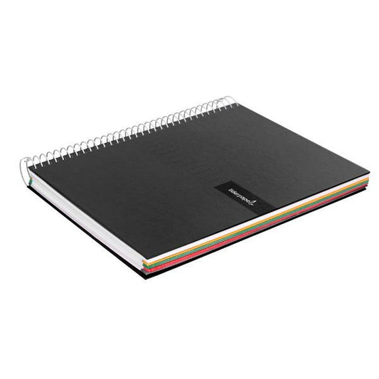 Notebook Liderpapel BJ25 Black A5 120 Sheets