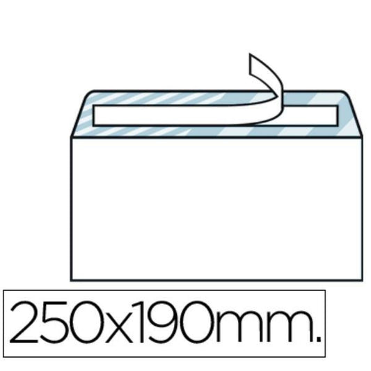 Enveloppes Liderpapel SB16 Blanc Papier 190 x 250 mm (250 Unités)