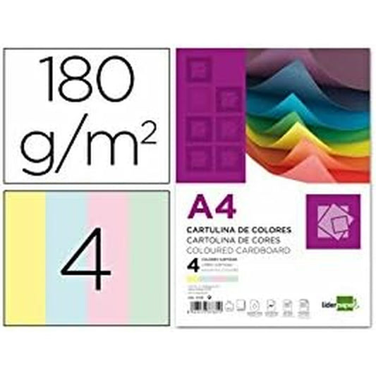 Cards Liderpapel CT03 Multicolour (100 Units)