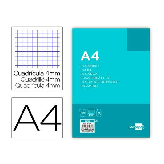 Replacement Liderpapel RF18 White A4 100 Sheets
