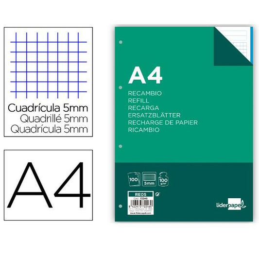 Replacement Liderpapel RE05 A4 100 Sheets