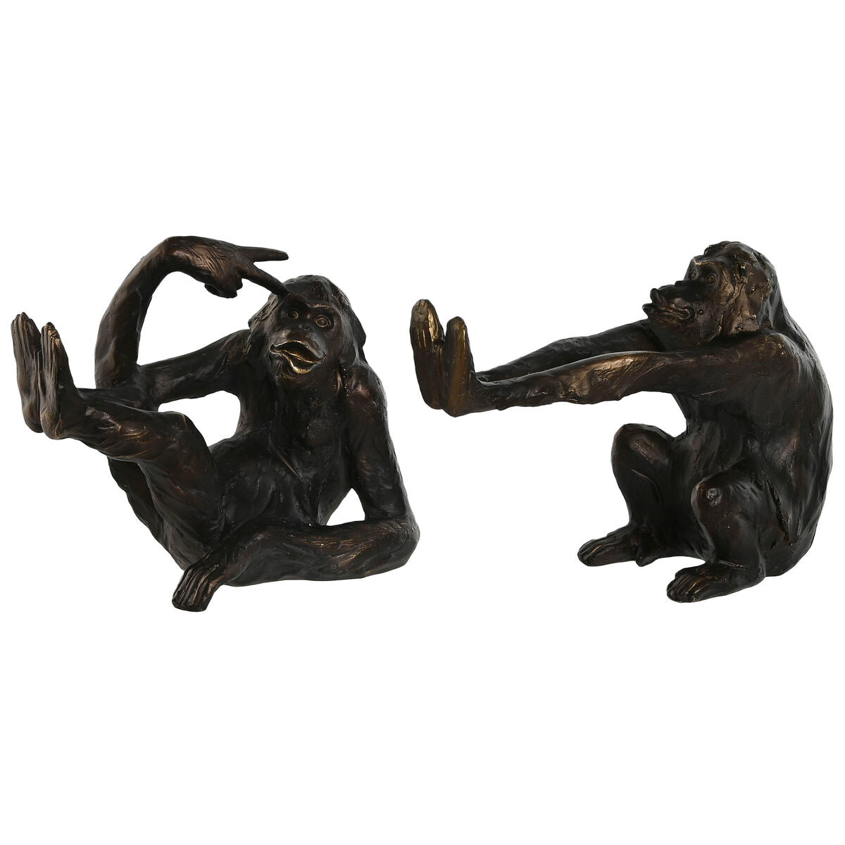 Bookend Home ESPRIT Resin Monkey 22,5 x 9,8 x 17 cm