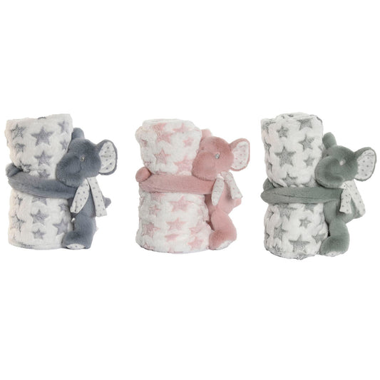 Gift Set for Babies Home ESPRIT Blue Green Pink Polyester (3 Units)